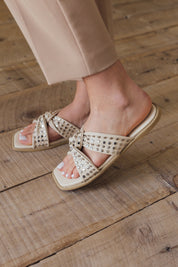 Sandalias Glacé Beige